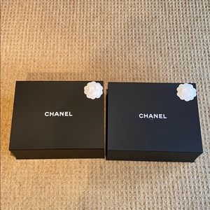 Selling two CHANEL bag boxes